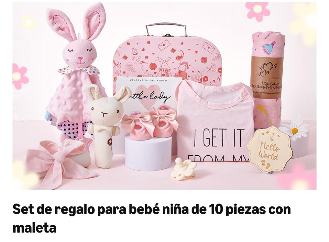 Set Baby Shower niña