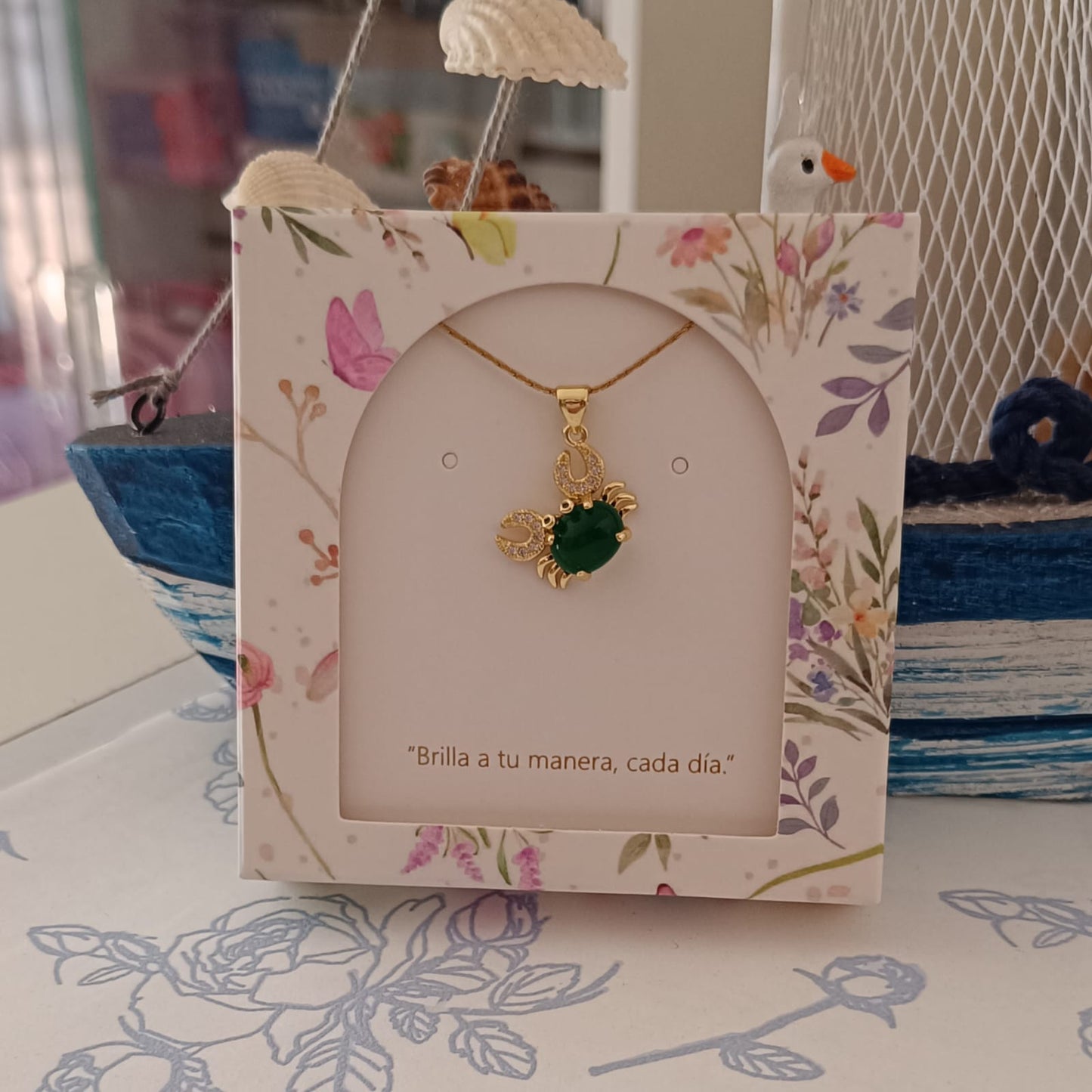 Cadena Tortuga Verde