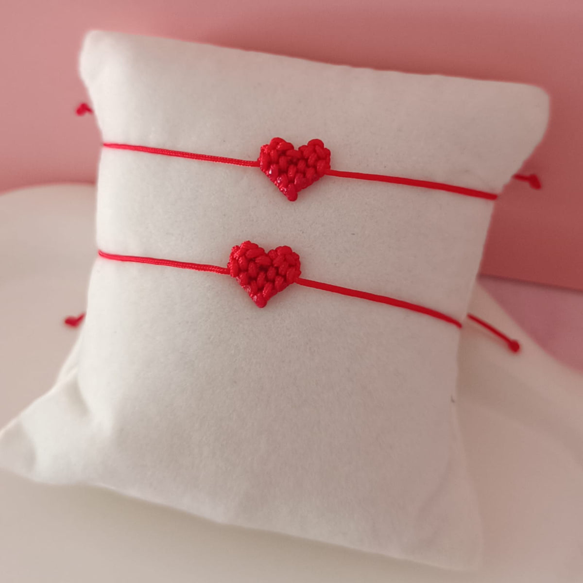 Pulsera de Pareja Corazones