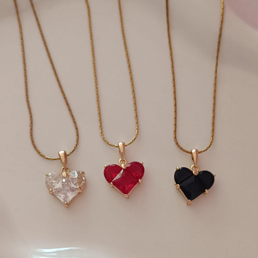 Cadena Corazón Colores
