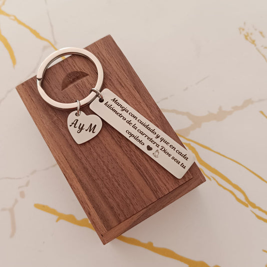 Llavero Placa Corazón