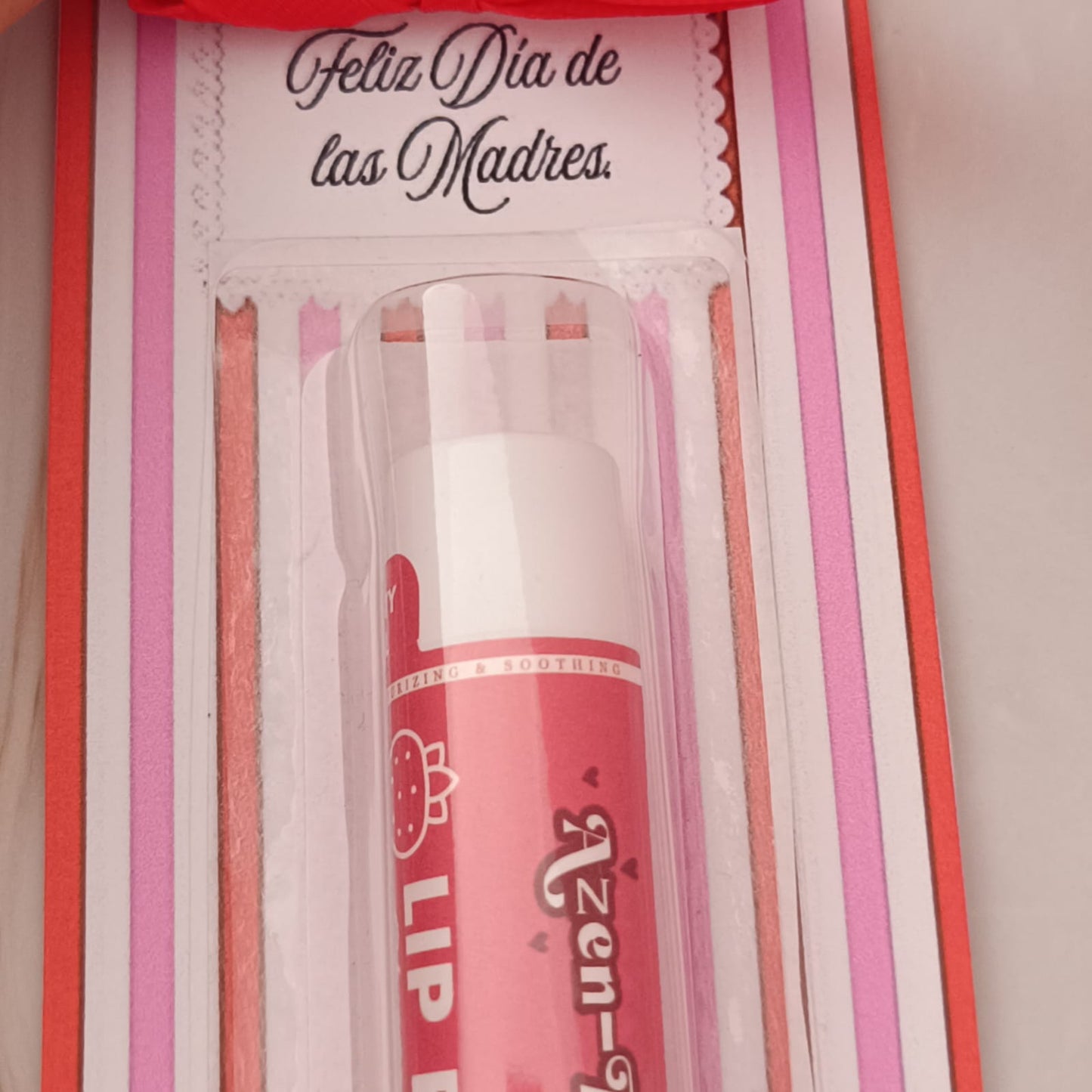 Bálsamo y Tarjeta personalizada