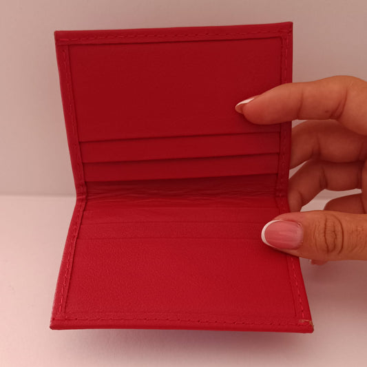 Tarjetero Rojo
