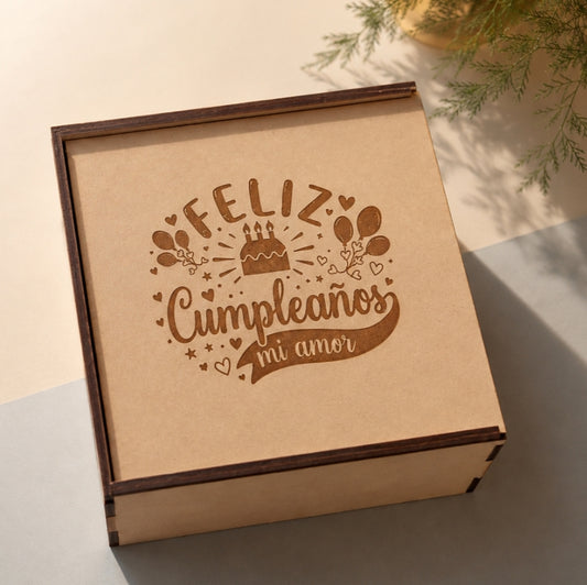 Caja de MDF