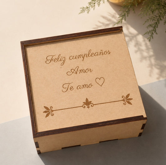 Caja de MDF