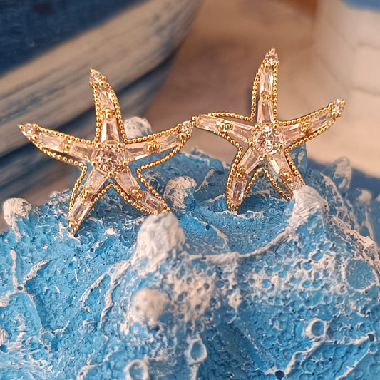 Aretes Estrella Cristal