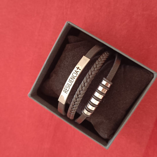 Pulsera de Cuero Sintético
