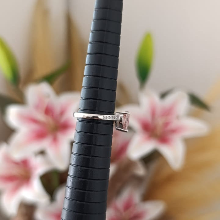 Anillo Corazón Rosado